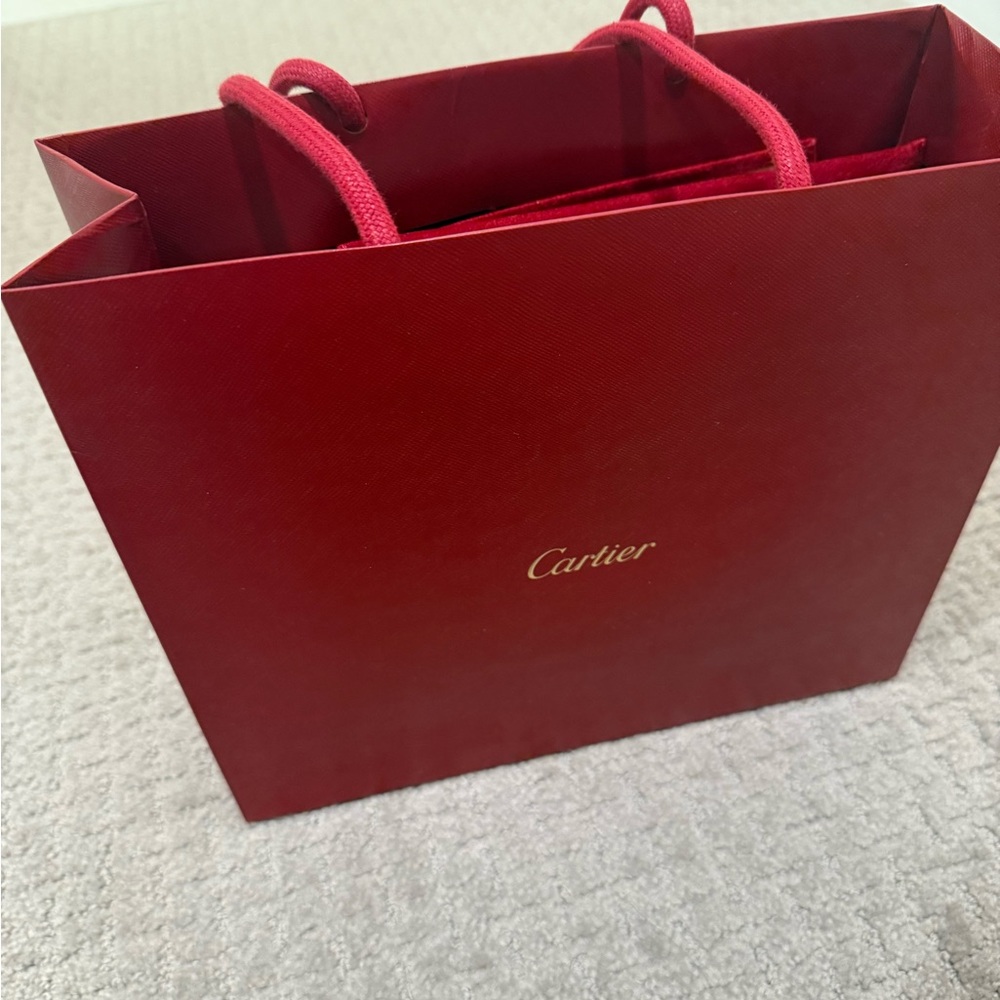 Cartier Deep Red Tote Bag